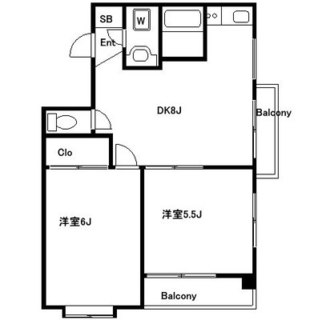 東京都新宿区西落合１丁目 賃貸マンション 2DK