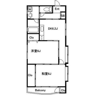 東京都新宿区高田馬場４丁目 賃貸マンション 2DK