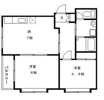 東京都新宿区中落合２丁目 賃貸マンション 2DK