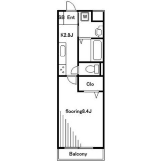 東京都新宿区北新宿４丁目 賃貸マンション 1K