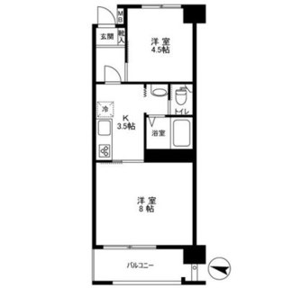 東京都新宿区西落合１丁目 賃貸マンション 2K