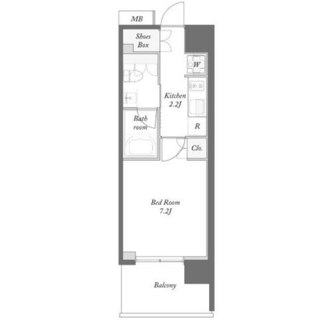 東京都新宿区早稲田町 賃貸マンション 1K